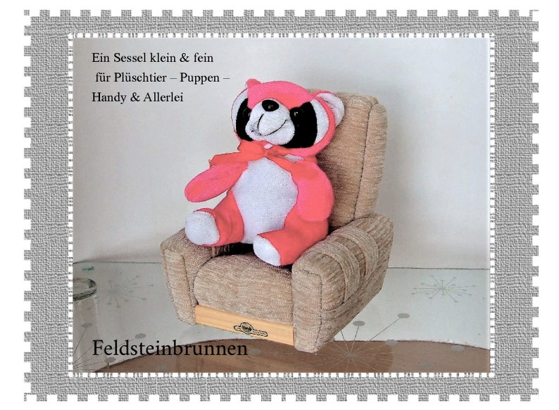 upholstered doll chair