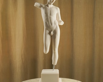 Vintage Large Cast Marble Greek Male Torso Statue