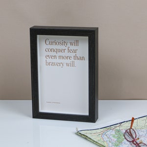 La Curiosite Est La Convoitise De Lesprit Citation Par Thomas Etsy Canada