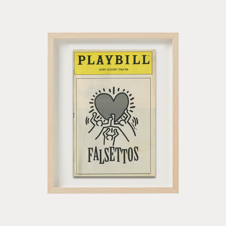 Falsettos Playbill Vintage Broadway Musical Magazine