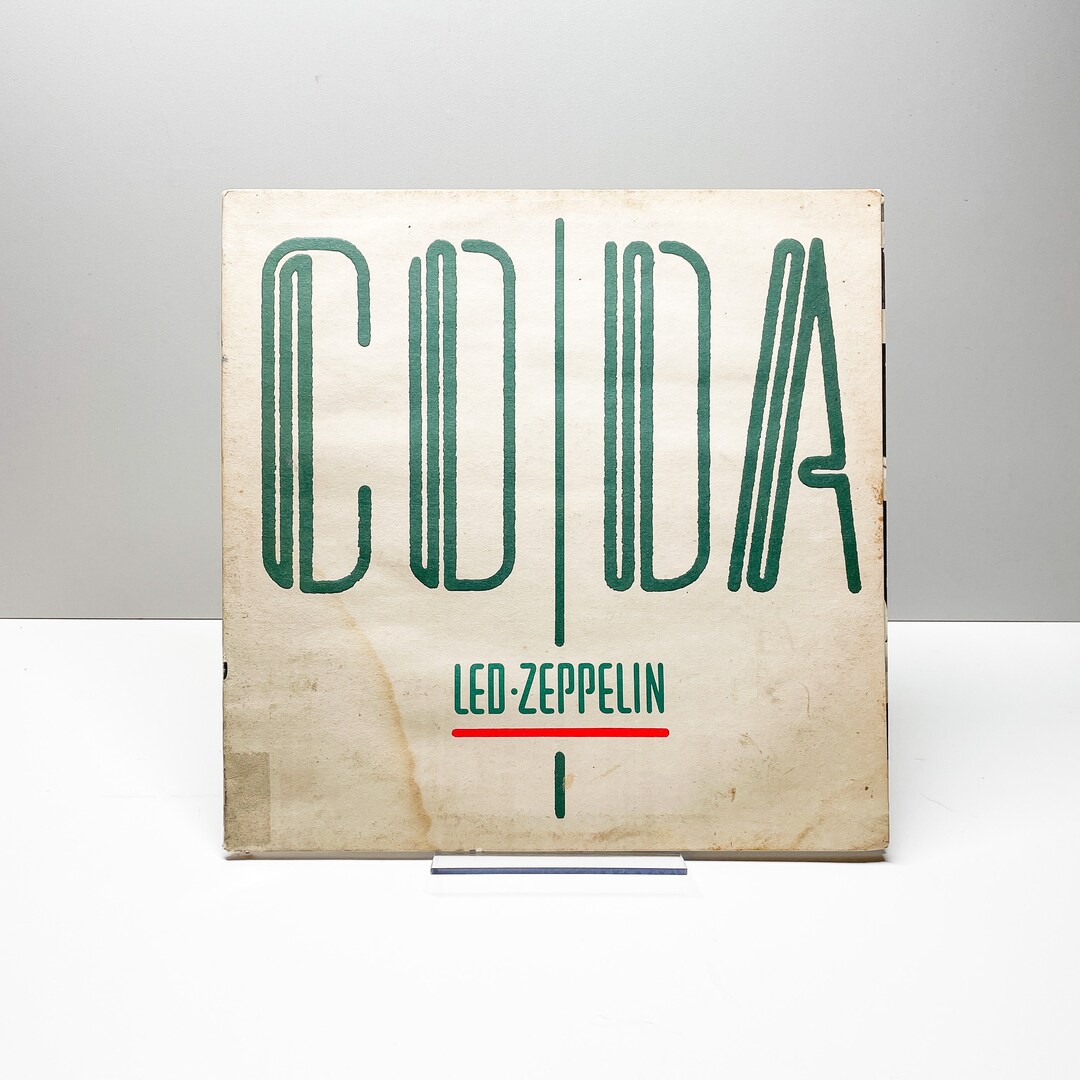 Led Zeppelin I Coda Vinyl LP Record 1982 Etsy