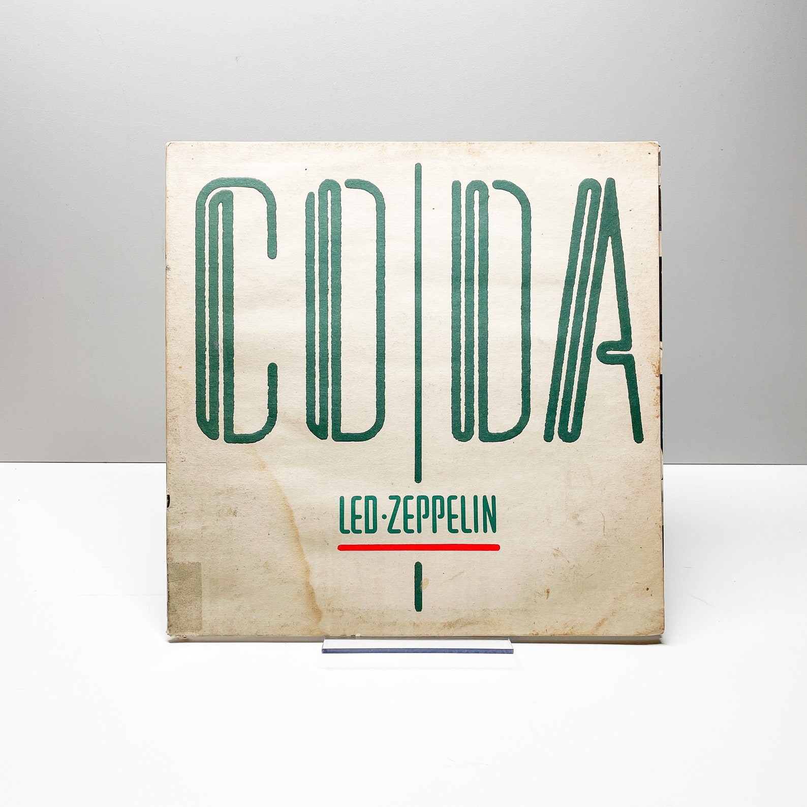 Led Zeppelin I Coda Vinyl LP Record 1982 Etsy