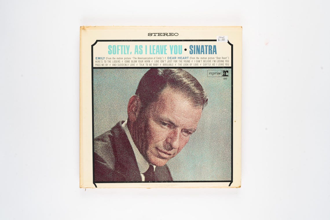 Sinatra - Softly, As I Leave You - Vinyl LP Record - 1964, photo 1 of 4