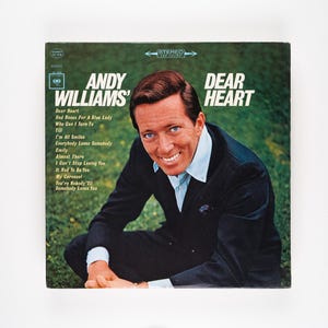 Andy Williams - Andy Williams&#39; Dear Heart - Vinyl LP Record - 1965
