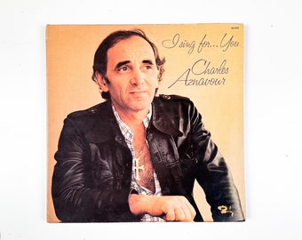 Charles Aznavour - I Sing For... You - Vinyl LP Record - 1975