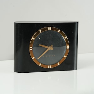 ビンテージ　動作品　1930年代　WESTCLOX Ben Franklin Westclox Ben Franklin Black Shelf Clock