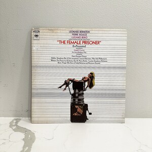 The Female Prisoner (La Prisonnière) Motion Picture Soundtrack - Vinyl LP Record - 1969