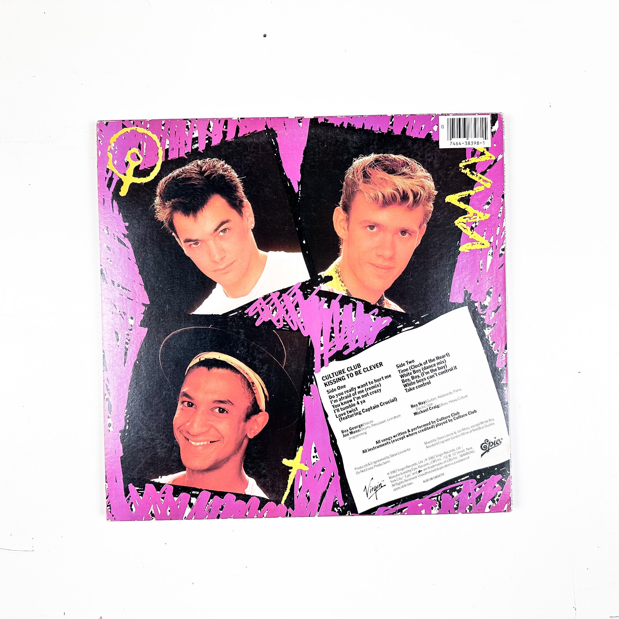 Culture Club - Kissing to Be Clever - Vinyl LP Record - 1982
