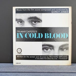 Quincy Jones - In Cold Blood by Truman Capote Movie Soundtrack Vinyl LP Record - 1967