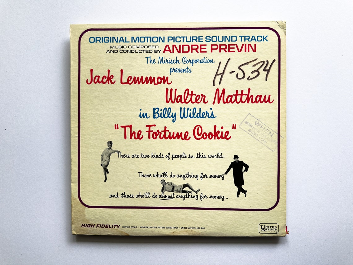 Andre Previn - The Fortune Cookie - Vinyl LP Record - 1966, photo 1 of 3