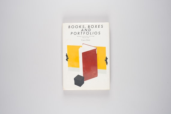 Books, Boxes and Portfolios by Franz Zeier Rare 1990 Edition - Etsy