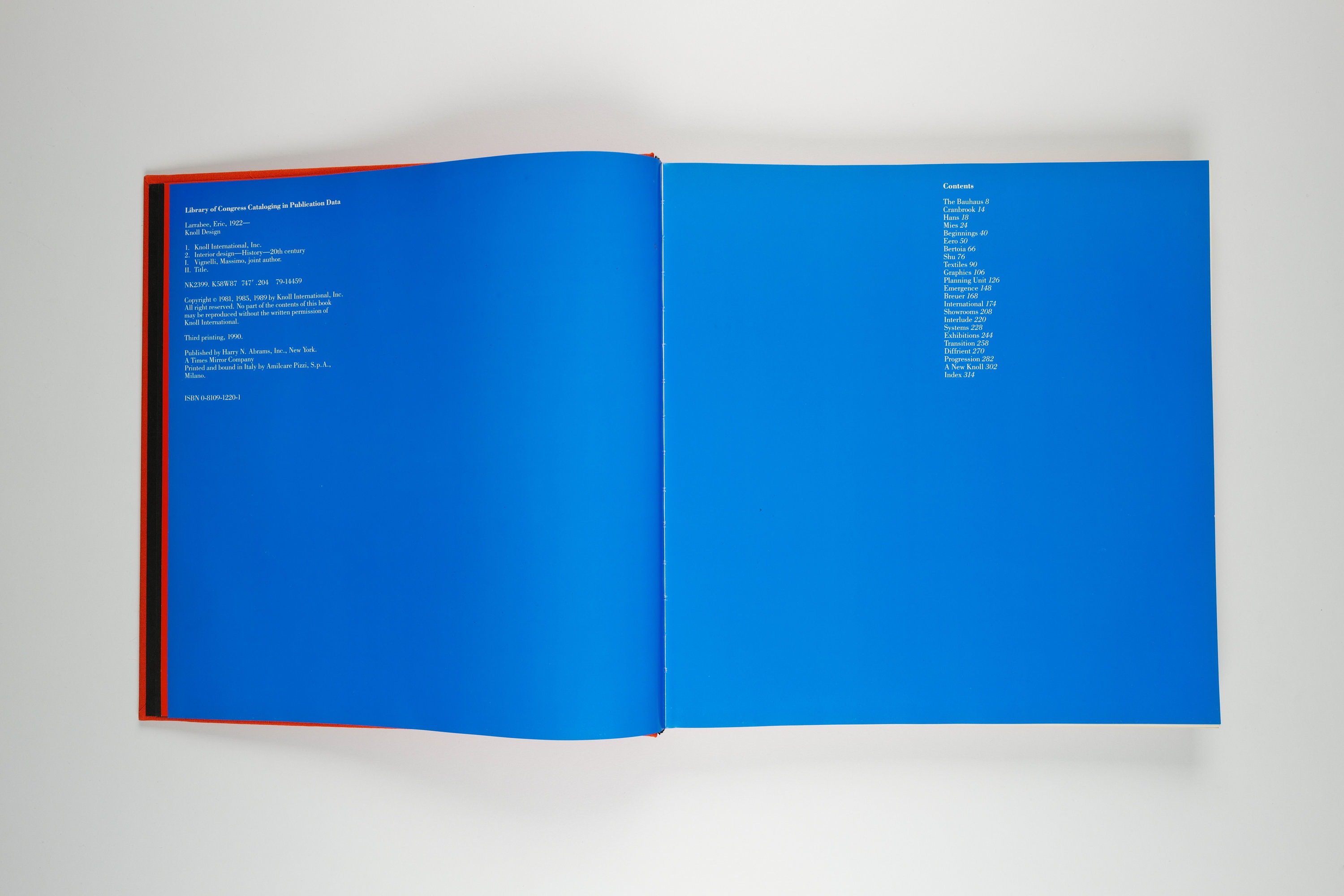 Knoll Design 洋書 Knoll Design by Eric Larrabee Massimo Vignelli Rare 1990