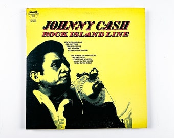 Johnny Cash - Rock Island Line  -  Vinyl LP Record - 1971