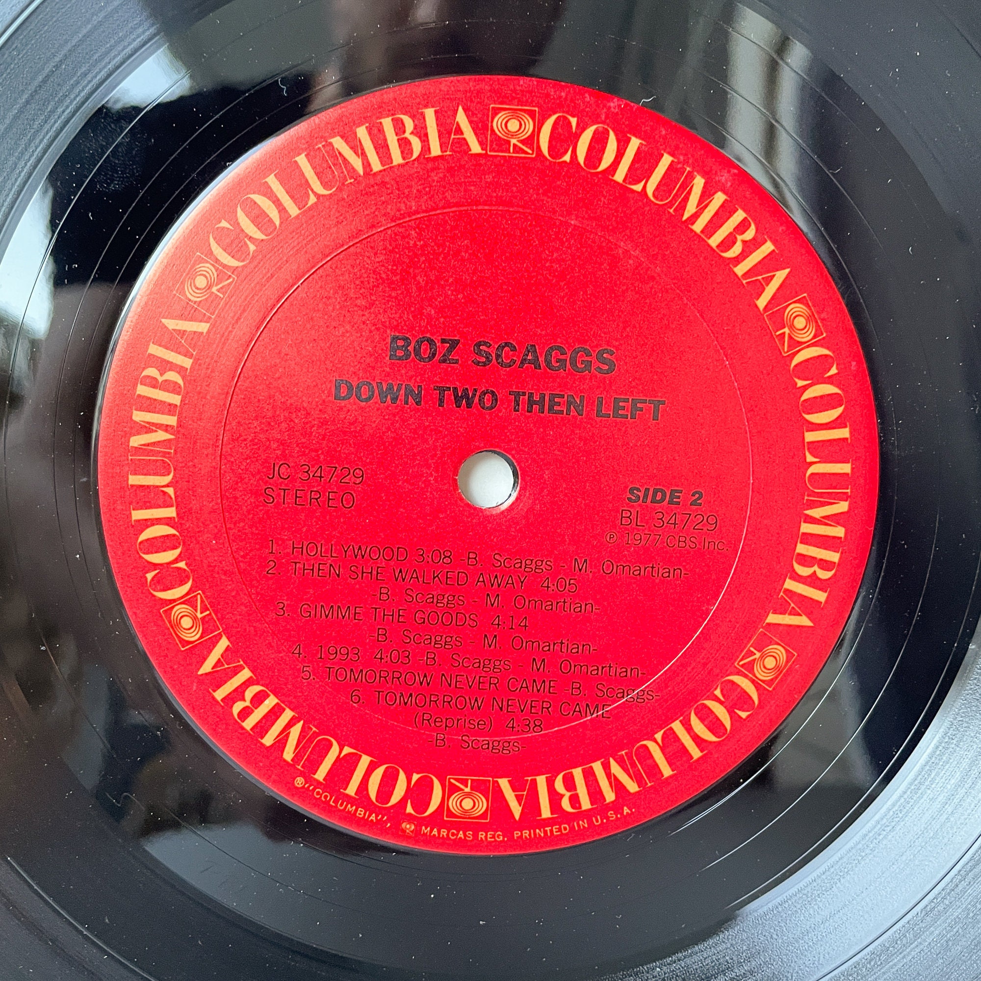値下げしました！BOZ SCAGGSレコード 5枚セット BOZ SCAGGS / Down two then left | sixteen records (シックス