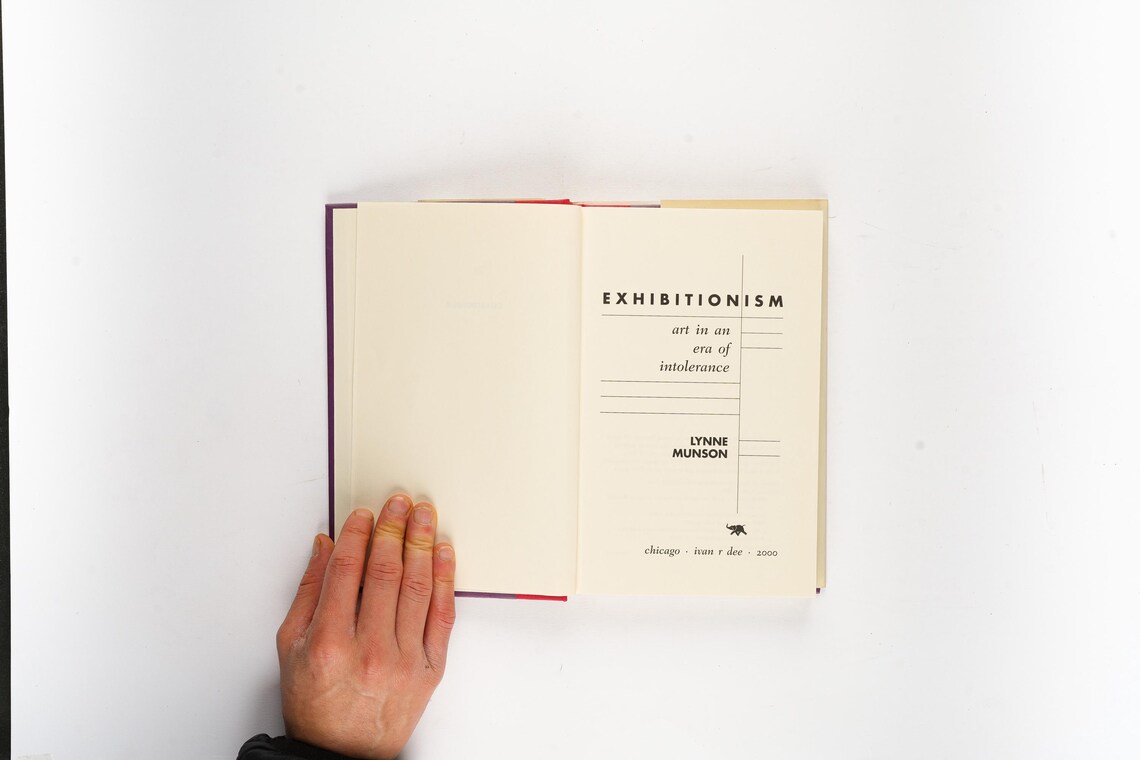 Exhibitionism: Art in the Era of Intolerance by Lynne Munson Rare 2000 First Edition, photo 3 of 5