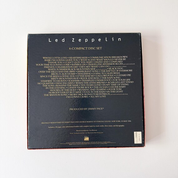 Led Zeppelin - Led Zeppelin - 1990 Original CD Compact Disc Album