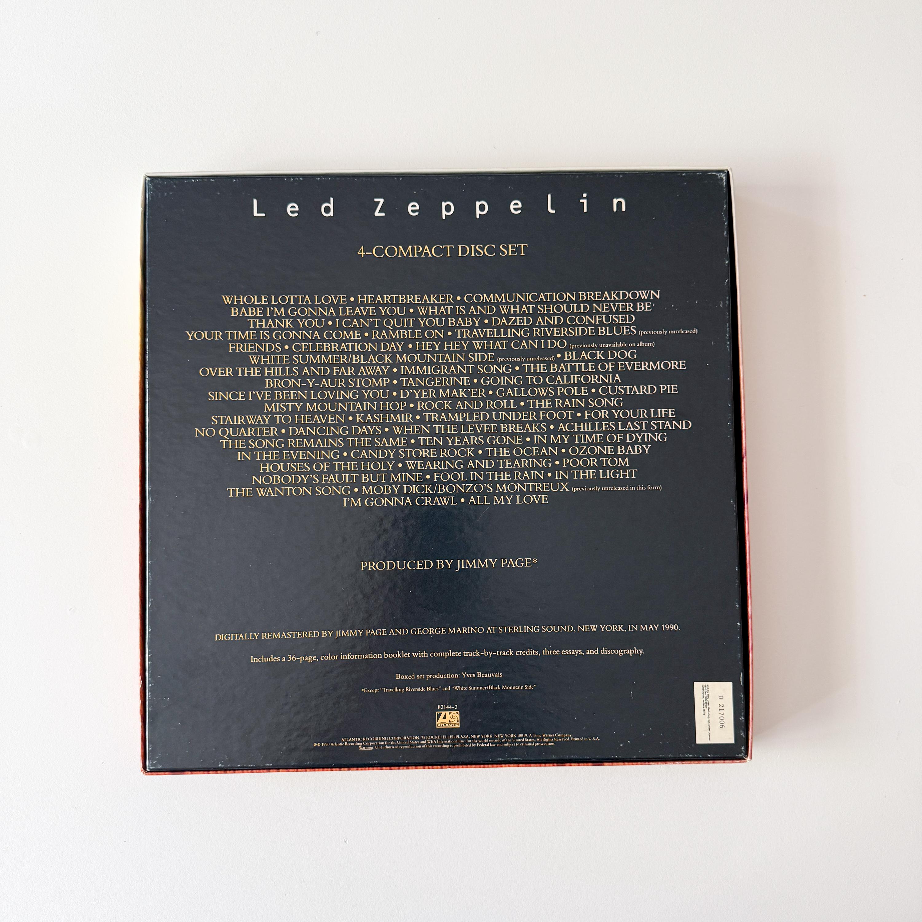 Led Zeppelin - Led Zeppelin - 1990 Original CD Compact Disc Album