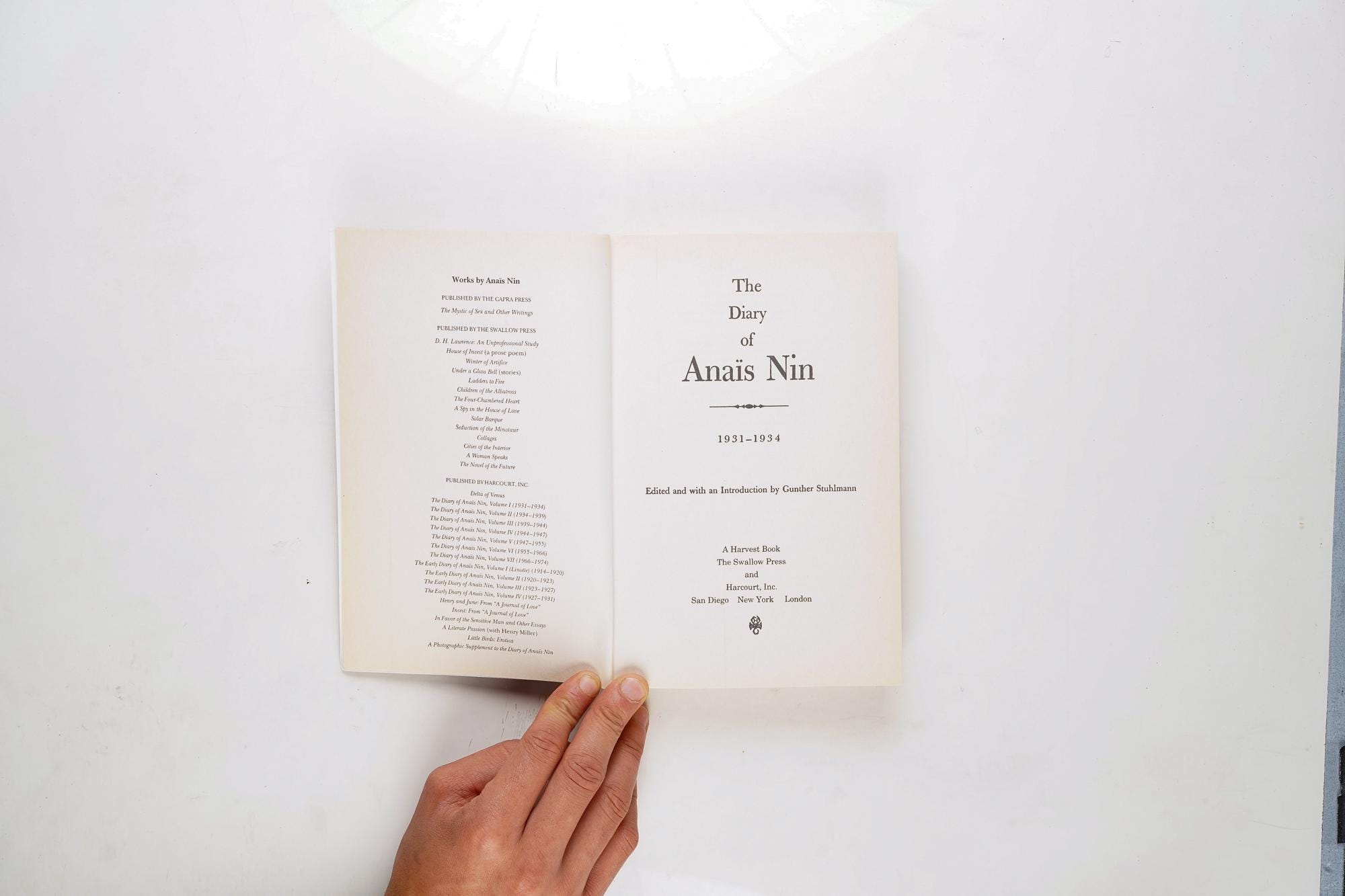 希少 The Writings of Anaïs Nin 希少 The Writings of Anaïs Nin The