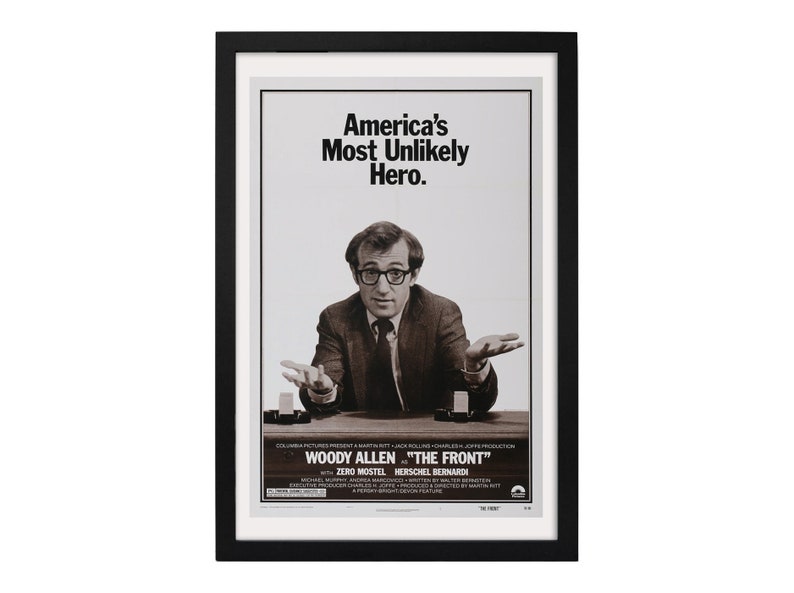 The Front by Woody Allen 1976 Vintage Movie Poster Print Etsy