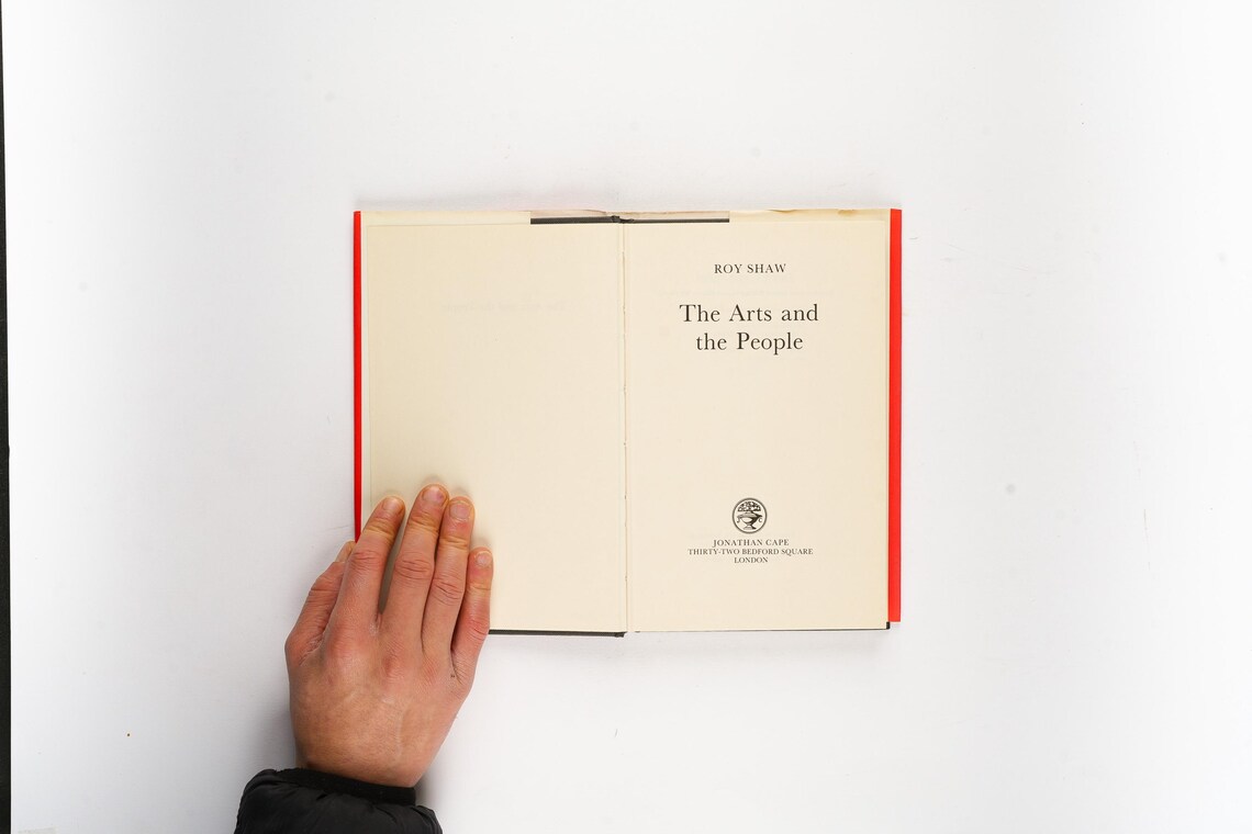 The Arts and the People by Roy Shaw Rare 1987 First Edition, photo 3 of 5
