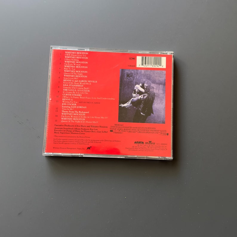 The Bodyguard: Original Soundtrack Album - 1992 Original CD Compact ...