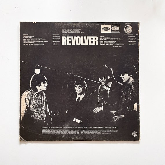 ビートルズ　Revolver バックカバープリント　保存額装　新品　最低価格 ビートルズRevolver バックカバープリント保存額装新品最低価格