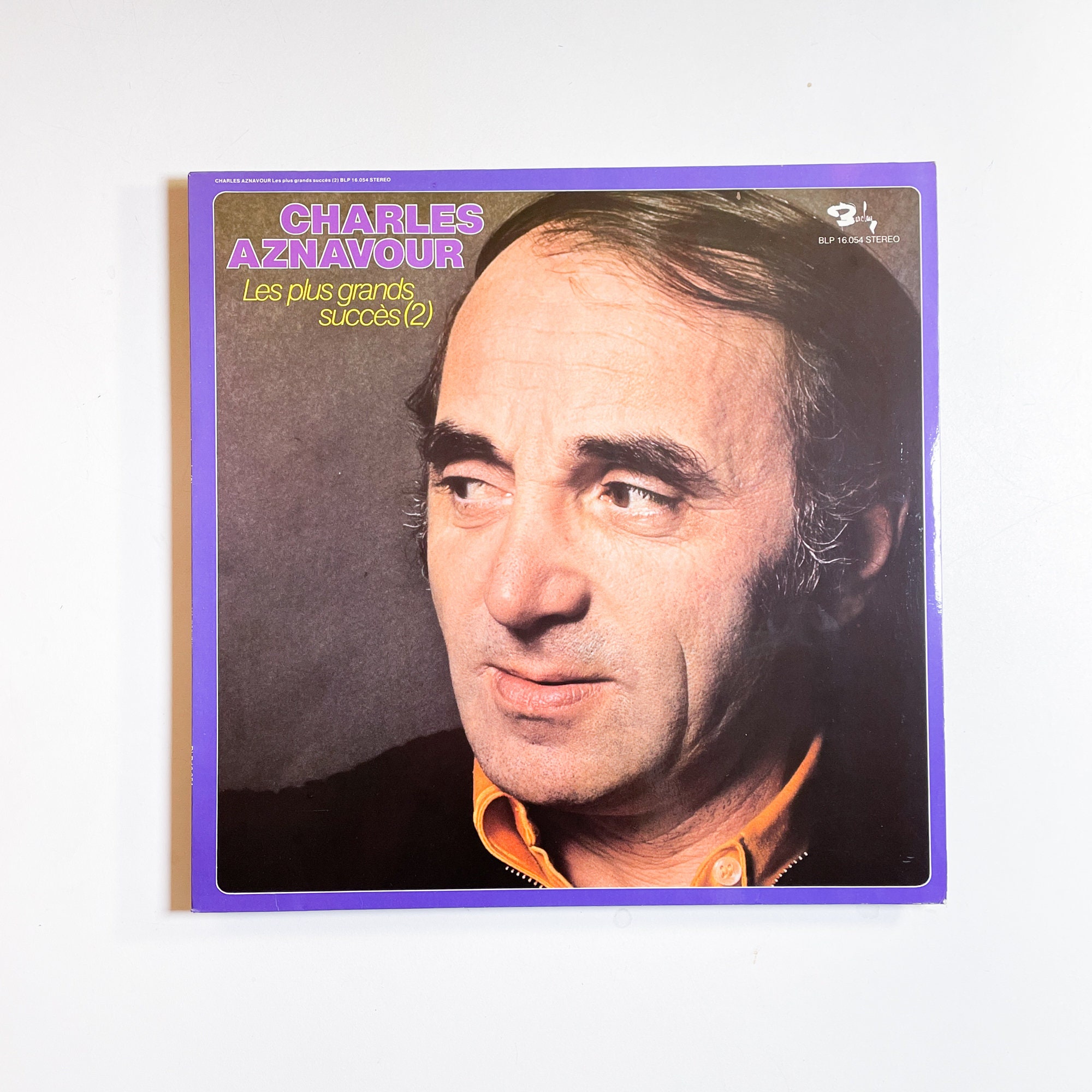 Charles Aznavour Les Plus Grands Succès Vinyl LP Record - Etsy 日本