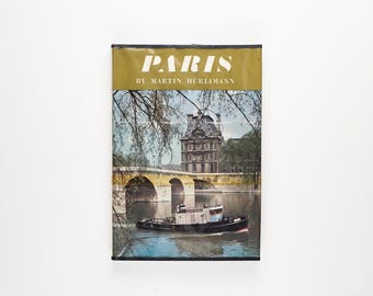 PARIS by Martin Hurlimann Rare 1958 Edition