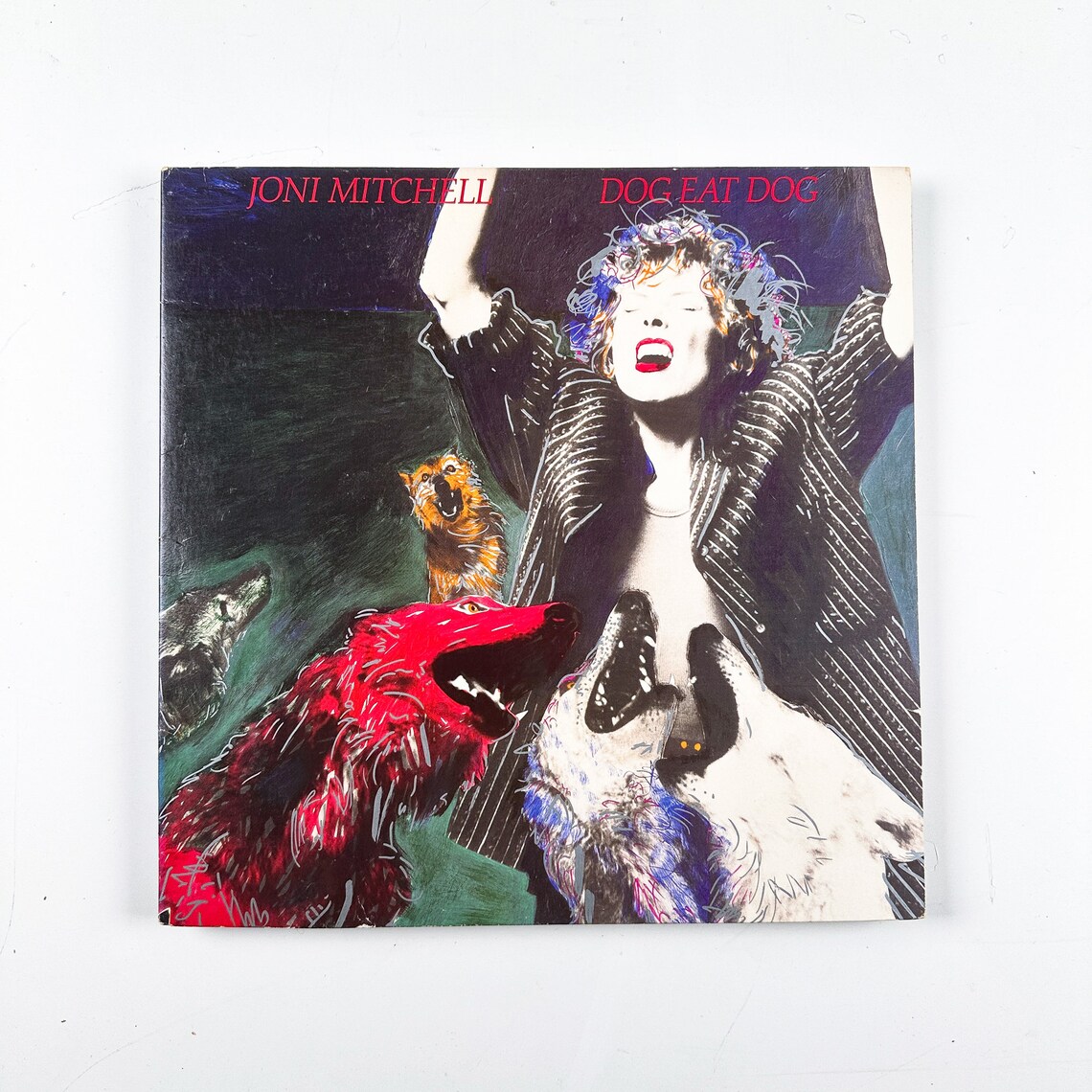 Joni Mitchell - Dog Eat Dog - Vinyl LP Record - 1985, photo 1 of 4