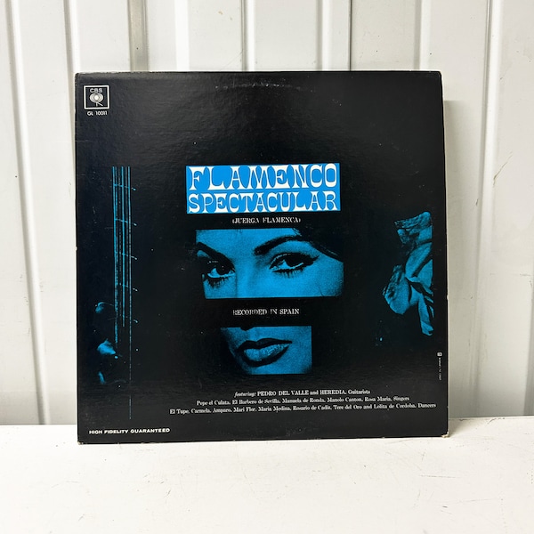 Pedro Del Valle And Heredia - Flamenco Spectacular - Vinyl LP Record - 1950s