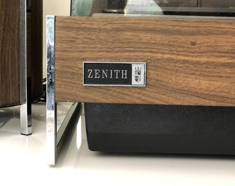 Rare 1960s Mid Century Zenith Z565 Moderne Circle of Sound Stereo