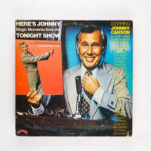 Johnny Carson - Here&#39;s Johnny.... Magic Moments From The Tonight Show - Vinyl LP Record - 1974