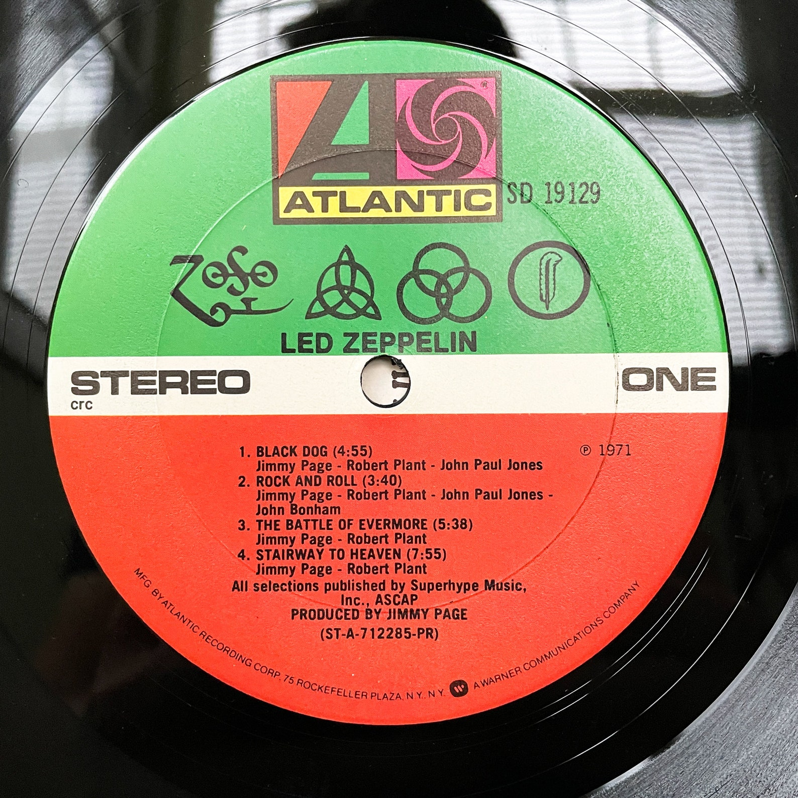 Led Zeppelin ZOSO Vinyl LP Record 1971 Etsy