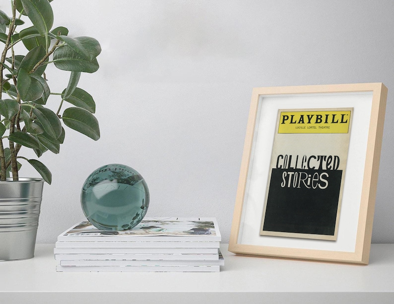 Collected Stories Playbill Vintage Broadway Musical Magazine Theatre Cover Print