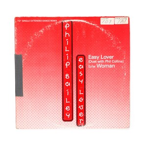 Philip Bailey Duet With Phil Collins / Philip Bailey - Easy Lover (Extended Dance Remix) b/w Woman - Vinyl LP Record - 1984