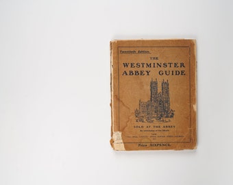 Antique Booklet 1936 the Westminster Abbey Guide 28th Edition Sold