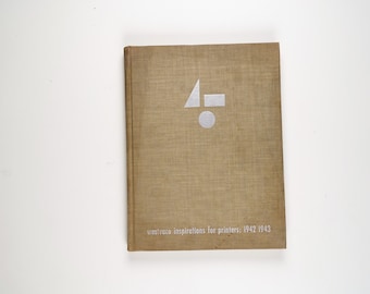 Inspirations Westvaco pour les imprimeurs : 1942-1943 Rare édition des années 1940