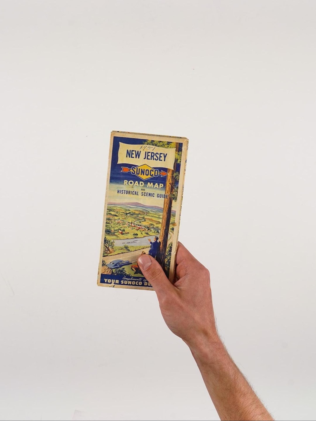 New Jersey Sunoco Tourists’ Road Map and Historical Guide - Etsy