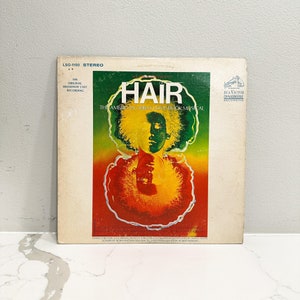 Hair - The American Tribal Love-Rock Musical (The Original Broadway Cast Recording) - Vinyl LP Record - 1968