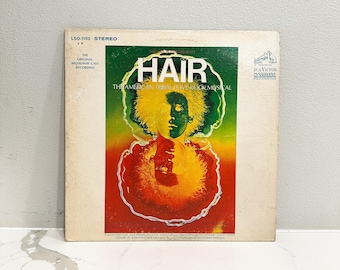 Hair - The American Tribal Love-Rock Musical (The Original Broadway Cast Recording) - Vinyl LP Record - 1968