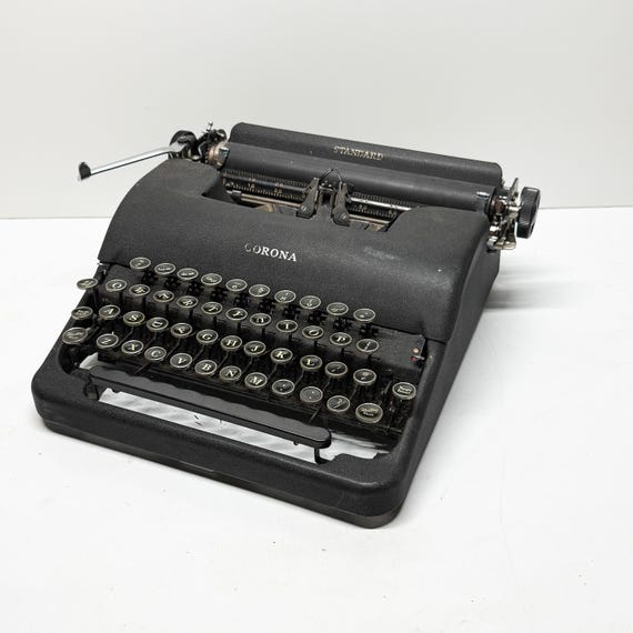 さ*れ様 タイプライター CORONA Standard ヴィンテージ ケース付 Standard Corona タイプライター CORONA Typewriter | r コロナ