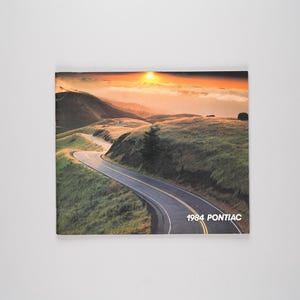 Pontiac Full Line Brochure by General Motors Rare 1984 Edition