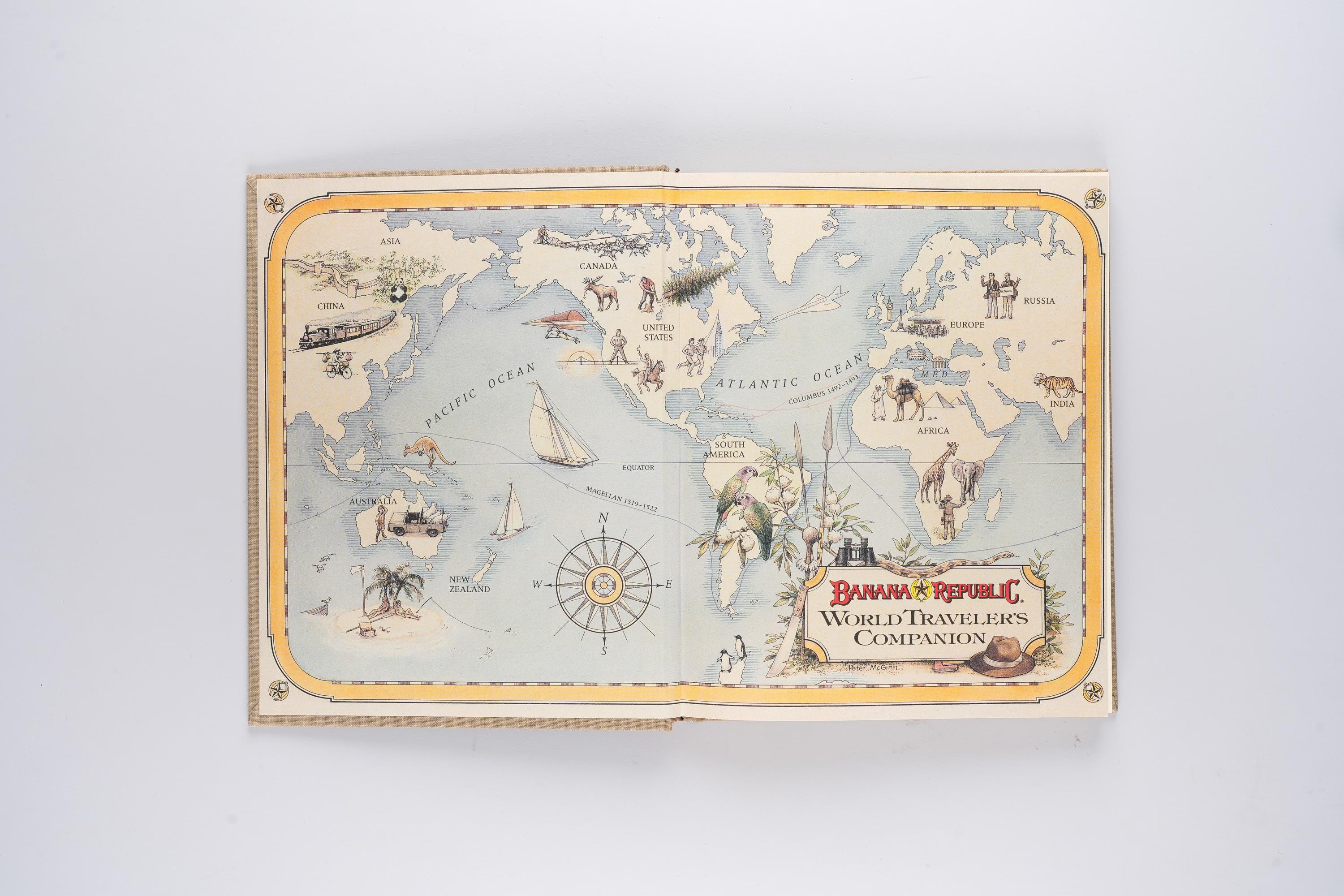 地図・旅行ガイド Banana Republic Guide Banana Republic Guide to Travel & Safari Clothing 1986 Edition - Etsy