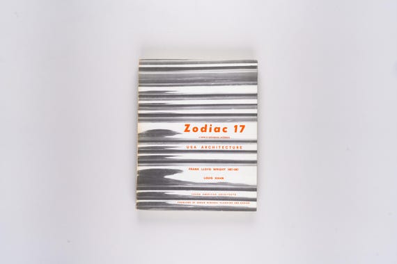 Zodiac 17: A Review of Contemporary Architecture USA Rare 1967
