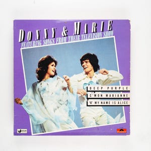 Donny and Marie Osmond - Donny & Marie Featuring Songs From Their Television Show - Vinyl LP Record - 1976