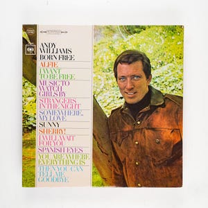 Andy Williams - Born Free - Vinyl LP Record - 1967
