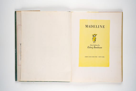 ルートヴィヒ・ベメルマンス作『マドレーヌ』 希少 1939年初版 - Etsy 日本