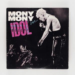 Billy Idol - Mony Mony Live - Vinyl LP Record - 1987
