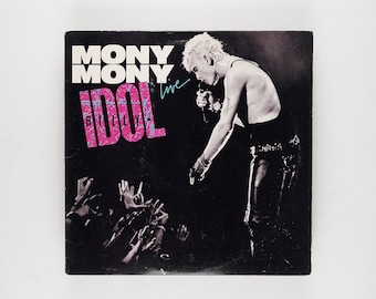 Billy Idol - Mony Mony Live - Vinyl LP Record - 1987