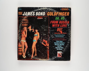 Música dos filmes de James Bond (além de outras músicas de mistério e assassinato) - Disco de vinil LP - 1965
